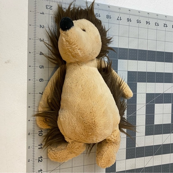 Jellycat Bashful Brown Hedgehog Plush Soft Toy Stuffed Animal 12" - Picture 4 of 5